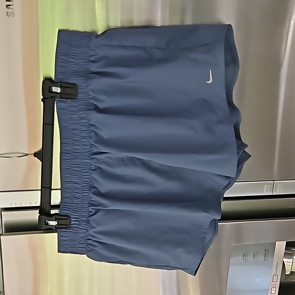 💕NIKE💕 DRI FIT One Mid Rise 3" Shorts ~ Diffused Blue/Reflective Silver XL NWT - Picture 7 of 14